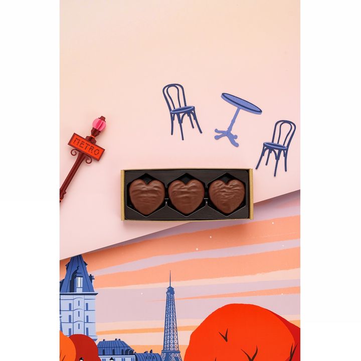 ル・ビスキュイ・アラン・デュカス ピュール・クール オ・レ 詰め合わせ 6 枚⼊り