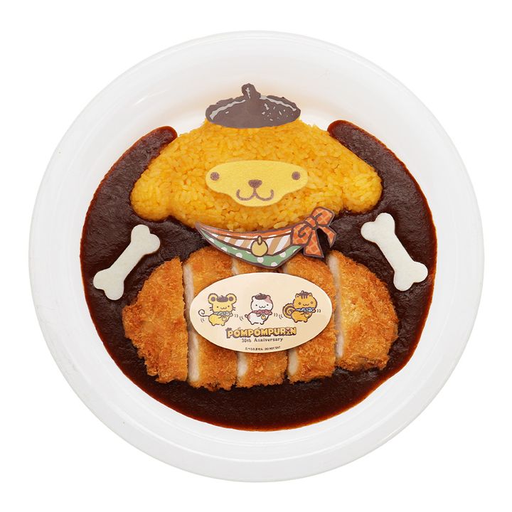 ポムポムプリンとチームプリンのアニバーサリー欧風カツカレー