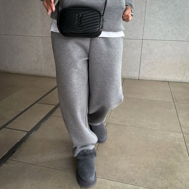 UNIQLO：C「スウェットワイドパンツ」