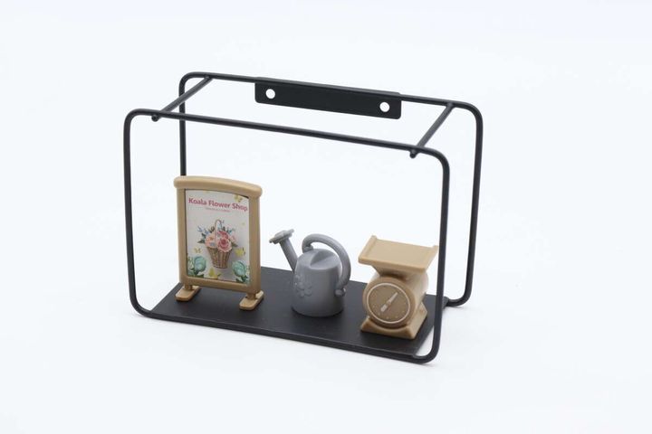 ダイソーアイアン壁掛けインテリア収納長方形置き型