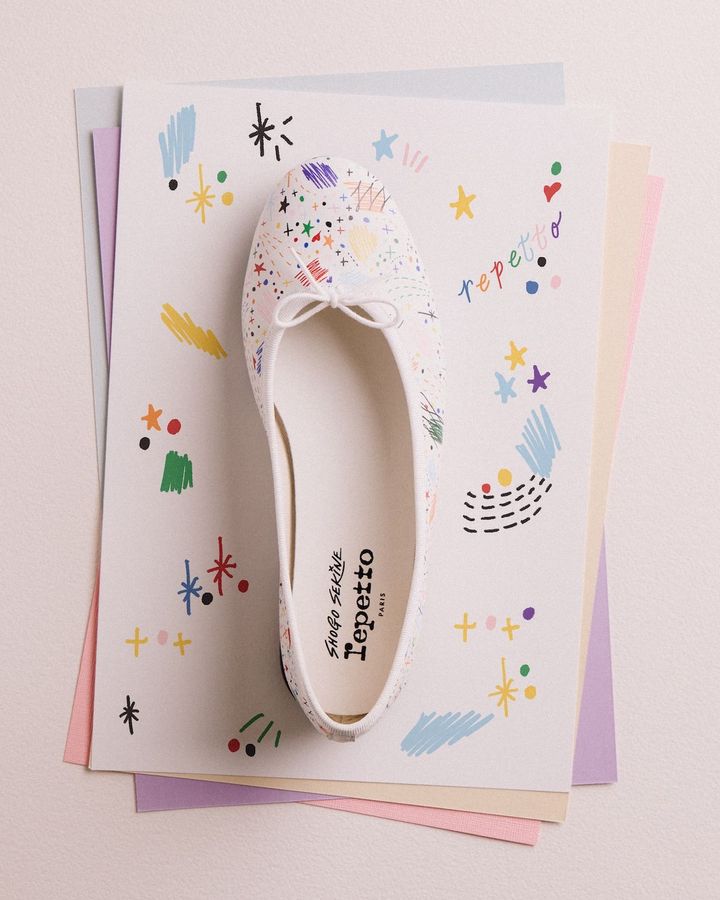 フラットバレリーナシューズ「サンドリオン」 ￥74,800