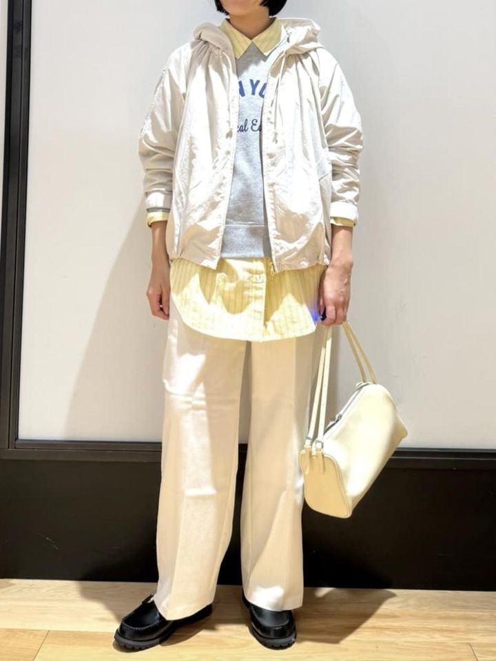 画像: フーディー ブルゾン 撥水（ナチュラル）¥16,940