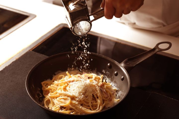 ポルチーニ入りきのこのクリームパスタ