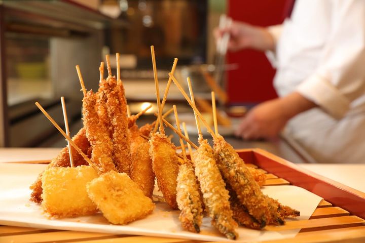 大阪名物「串カツ」