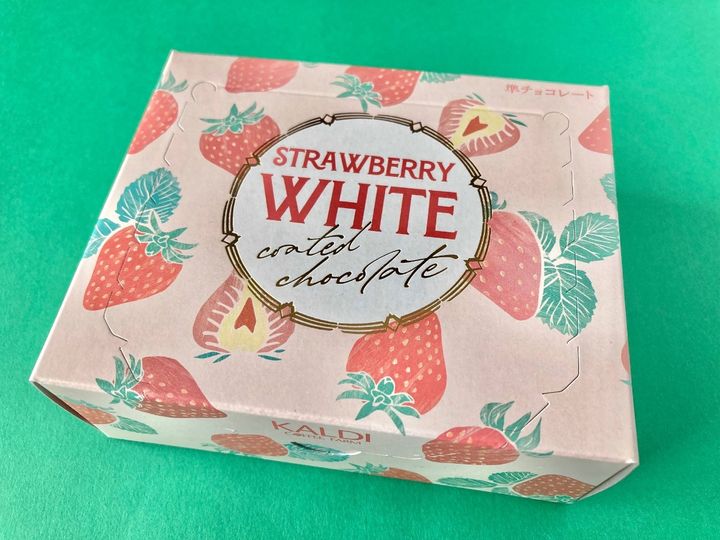苺の主張が強くて美味しい！【カルディ】甘酸っぱい味わいの苺のコーテッドチョコ