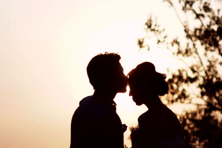 結婚式のカップル