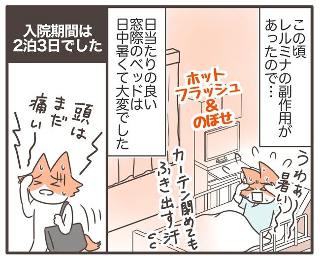 貧血放置で子宮筋腫手術／宮島もっちー