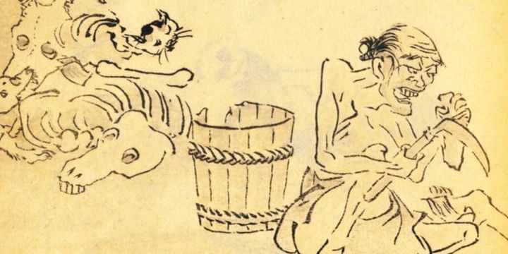 飢饉の様子を描いた絵画