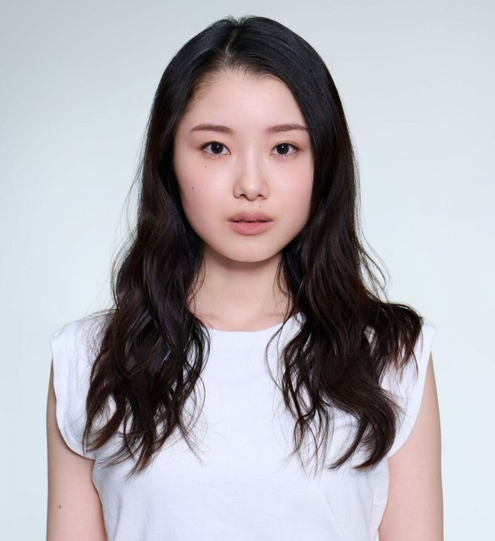 小顔印象フレーム着用前