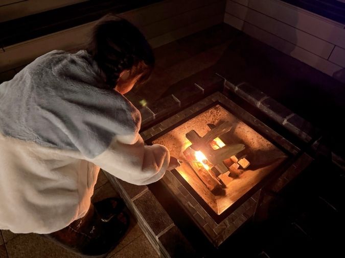 宗像大島リゾート 焚き火