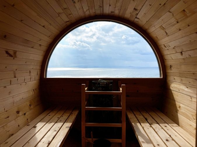 宗像大島リゾート サウナの景色