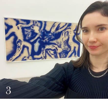 3.金沢21世紀美術館で『イヴ・クライン展』を鑑賞。