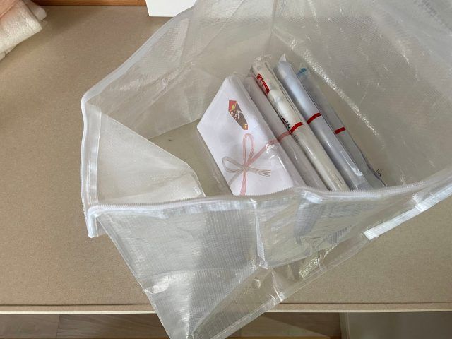 いただきもののタオル