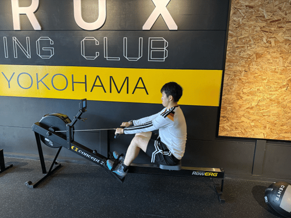 ローイングを実践。