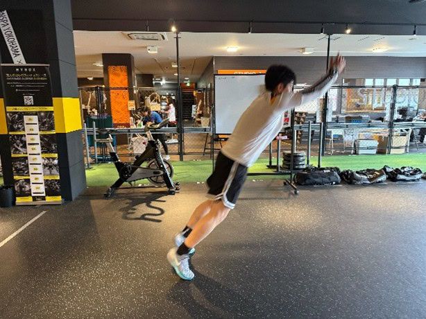 バーピージャンプに挑戦