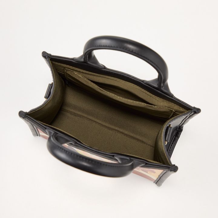 プリントショルダーバッグ オープン時