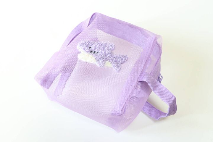 スクエアメッシュポーチ（A）