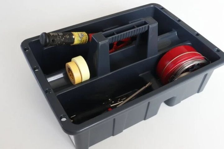 ダイソー ハンドル付ツールボックス 使用例