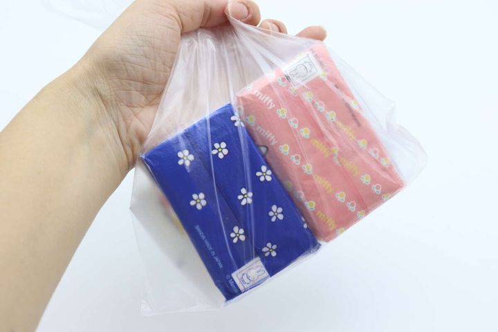 段差付で開きやすい保存用ポリ袋（No.11、60枚） 日用品収納