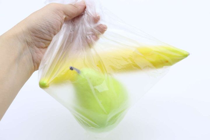 段差付で開きやすい保存用ポリ袋（No.11、60枚） 使用例