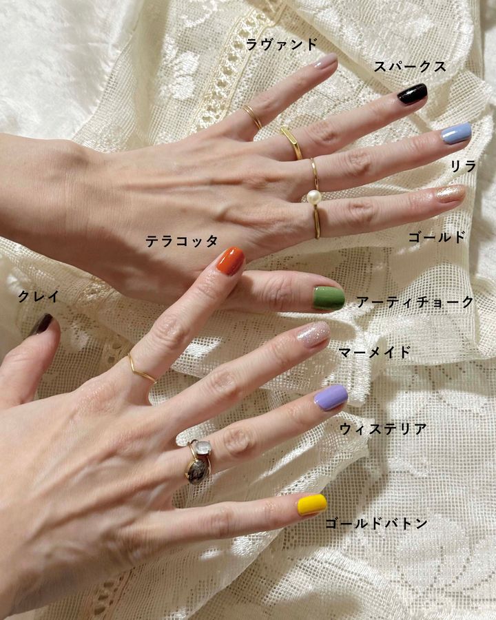 2026年春コスメ・ネイル編◇ ワンカラーネイルで指ごとに色を変えてカラフルに【ささやかですてきなもの 大谷有紀 vol.277】