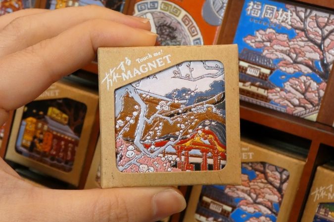 toffee 旅するマグネット 太宰府デザイン
