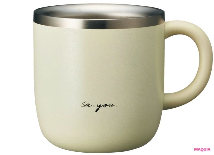 マキア 白石 聖さん 美容インタビュー ON℃ZONE 白湯専科マグカップ