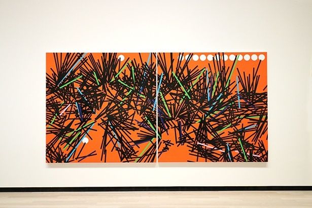 サラ・モリス『黒松 [住吉]』2023年 Kevin P.Mahaney Center for the Arts Foundation (C)Sarah Morris