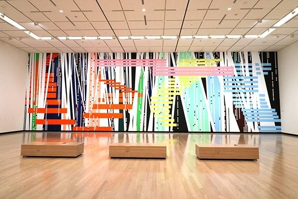 サラ・モリス『スノーデン』2026年 大阪中之島美術館にて制作 (C)Sarah Morris