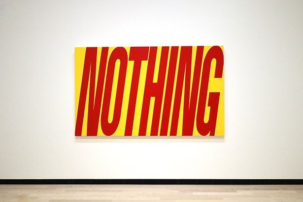 サラ・モリス『Nothing』1995年 Private Collection, London (C)Sarah Morris