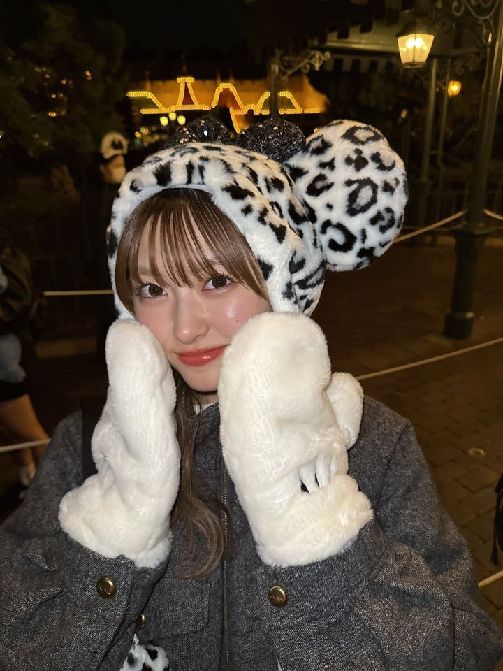 テーマパークコーデ×モコモコ小物