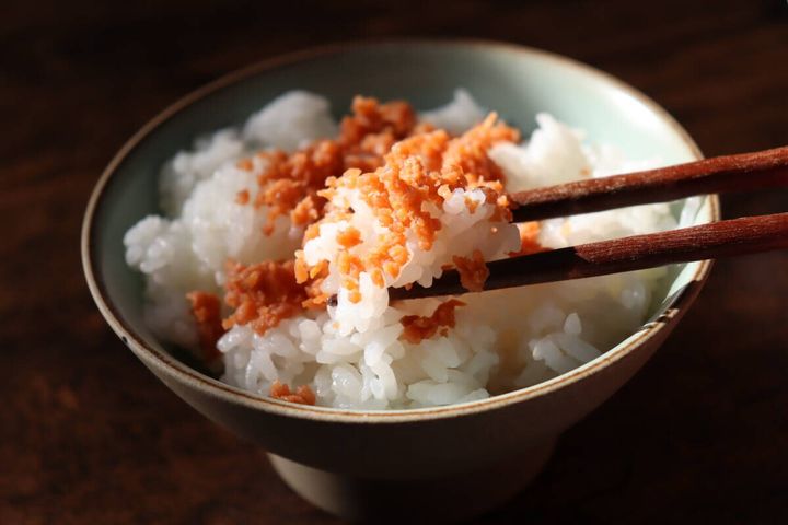 ダイソー 鮭ほぐし 粒