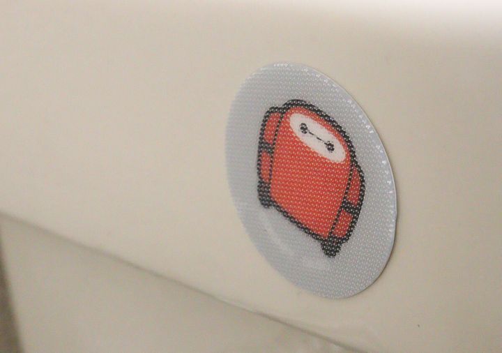 清掃用品キャッチチャーム（ベイマックス） フック貼り付け