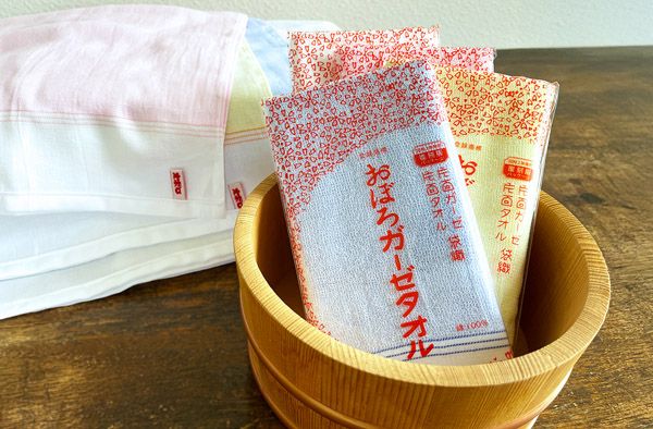 使いやすさと肌触りで100年愛される「おぼろガーゼタオル」昭和復刻版パッケージ発売
