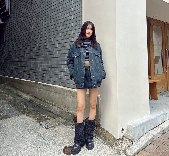 【SNAP】ボア素材のカバーブーツがHIT！佐藤百華さん