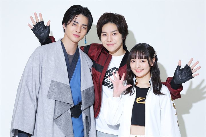 長田光平＆赤羽流河＆角心菜、『超宇宙刑事ギャバン インフィニティ』のテーマ“超える”を語る「見ていただけたらきっとわかると思います」 width=