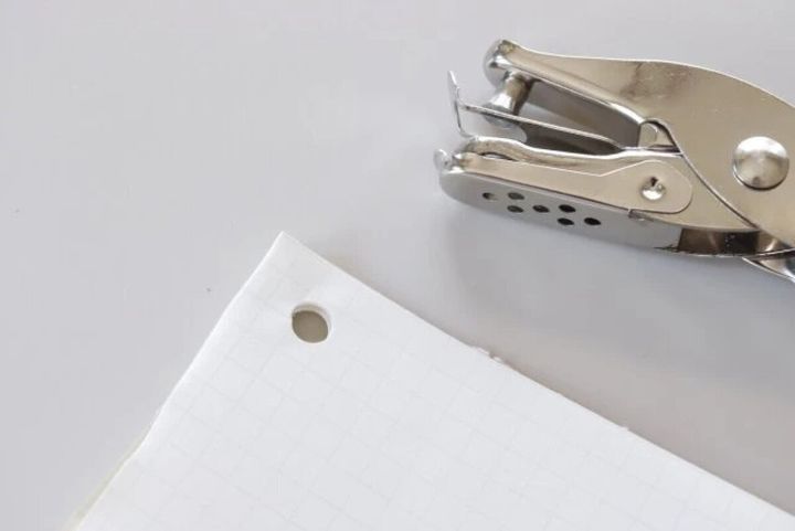 ダイソー 1穴ハンドパンチ 使用例