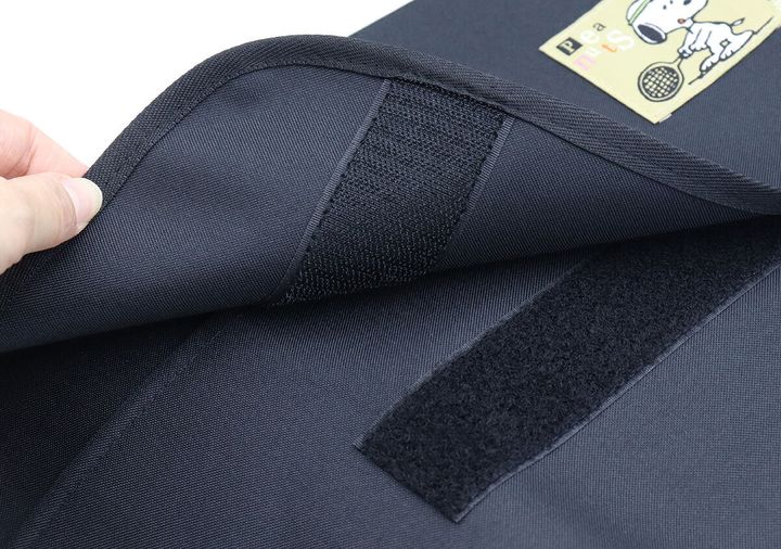 スヌーピーメッセンジャーバッグ面ファスナー