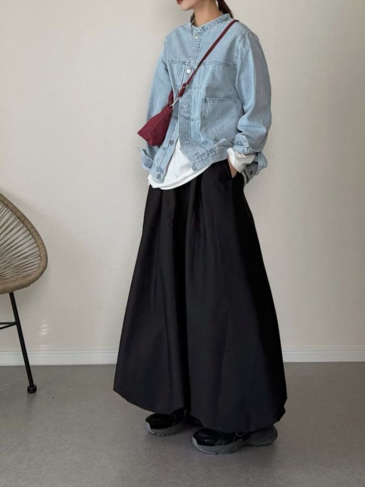 2026春シフト大人女性ロングスカート最旬カジュアルコーデ