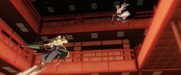 晴太と日輪を再会させるため、そして吉原の花魁たちを守るため、銀時は強敵に立ち向かう [c]空知英秋／劇場版銀魂製作委員会