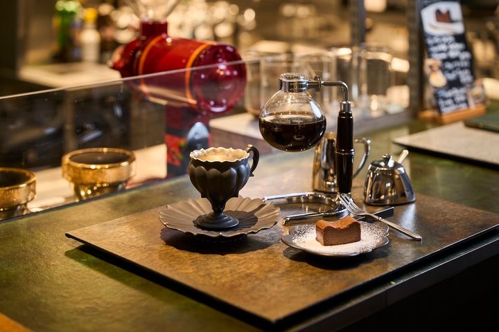 「サイフォンコーヒー」800円（カップ約2杯分）