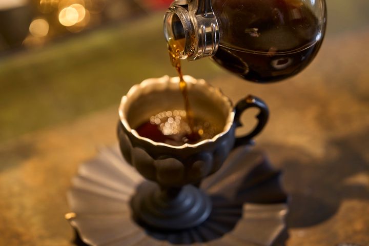 京都ゆかりの作家さんが作ったカップ＆ソーサーも素敵