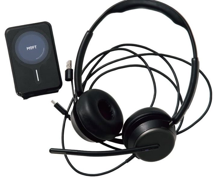 岸谷蘭丸さんのベストバイ EPOSのIMPACT 860T ANC USBヘッドセット／MOFTの多機能スタンド