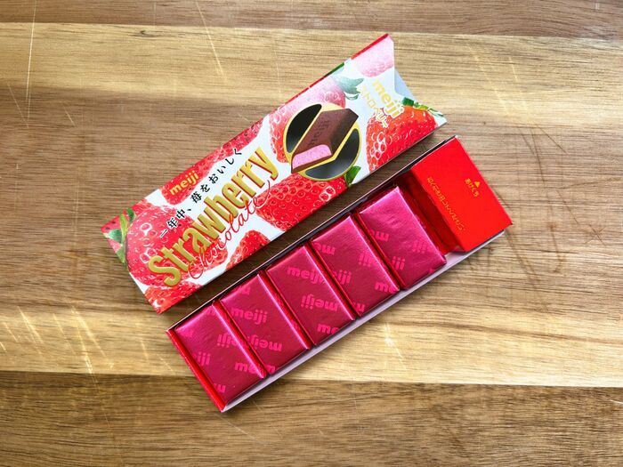 【明治ストロベリーチョコレートの箱】捨てません。意外な活用法で2度楽しめちゃう