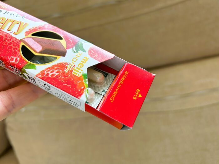【明治ストロベリーチョコレートの箱】捨てません。意外な活用法で2度楽しめちゃう