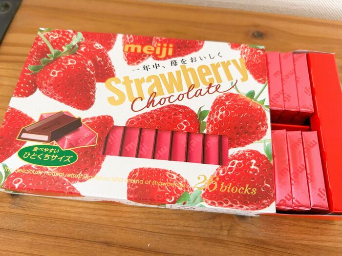 【明治ストロベリーチョコレートの箱】捨てません。意外な活用法で2度楽しめちゃう