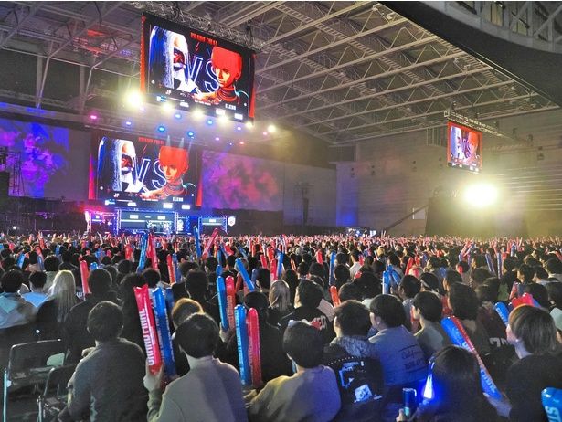 【画像】ときど選手のJPの登場に会場は大盛り上がり