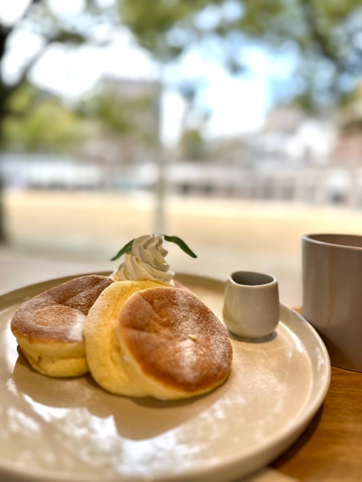 PARK CAFE BRANCO （パーク カフェ ブランコ）のふわふわパンケーキ