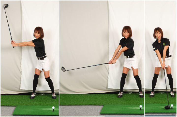 アドレスを美しくするとスコアが上がる？猫背にならないコツは…