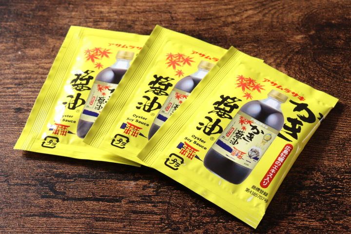 ダイソー アサムラサキ かき醤油 小袋